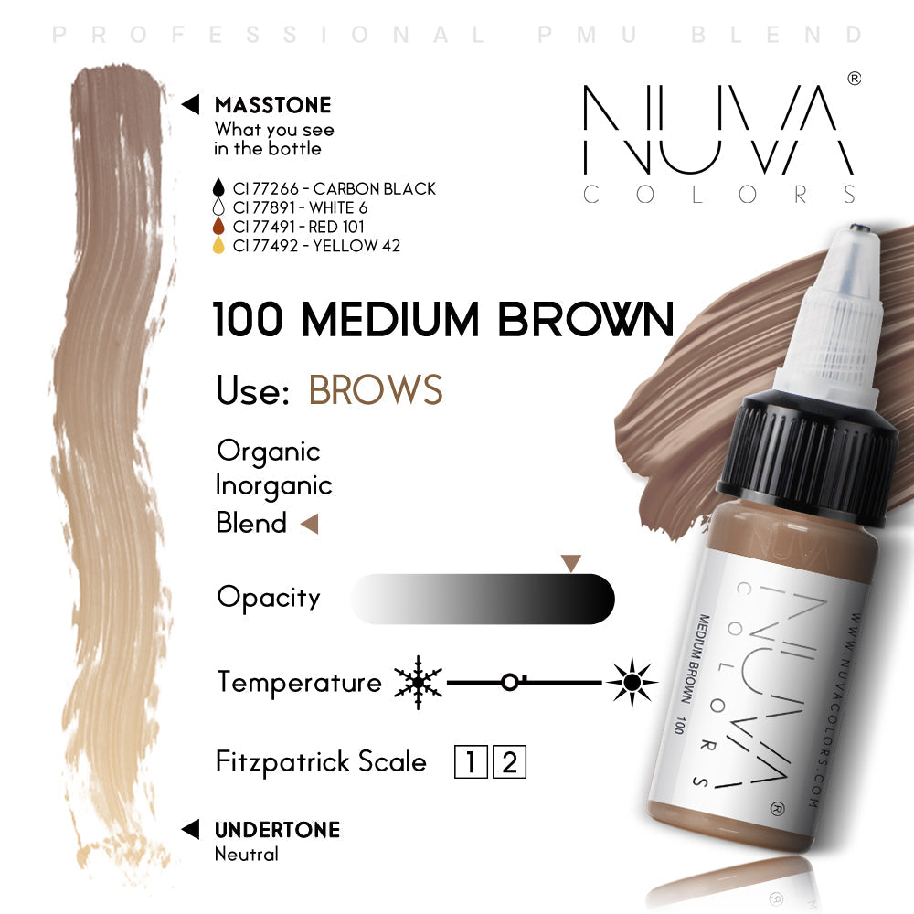 100 MEDIUM BROWN