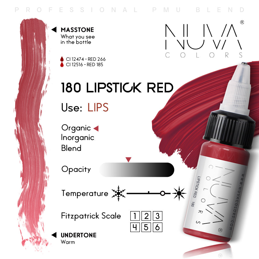 180 LIPSTICK RED REACH COMPLIANT
