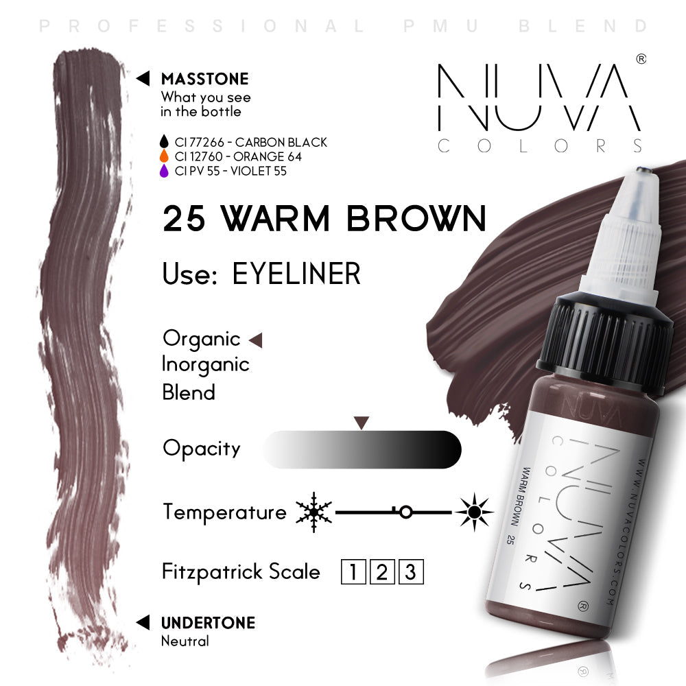 25 WARM BROWN REACH COMPLIANT