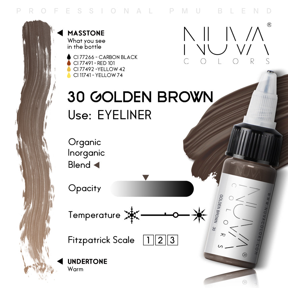 30 GOLDEN BROWN