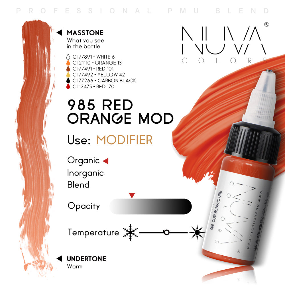 985 RED ORANGE MOD