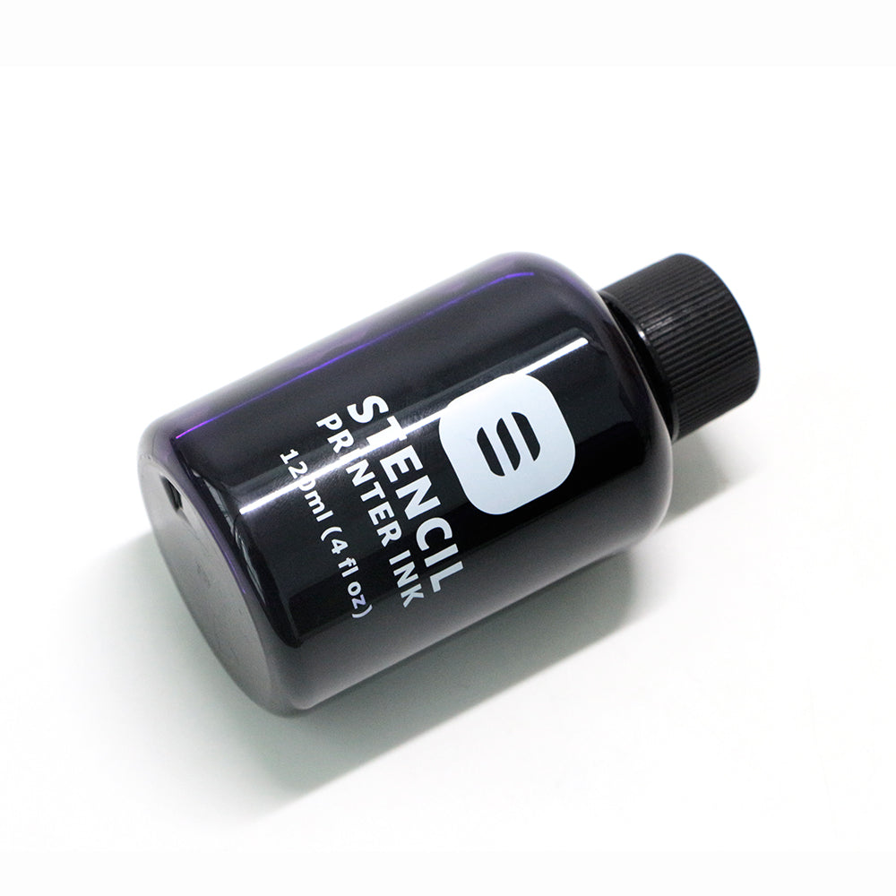 Stencil Printer Ink — bottle lying on side