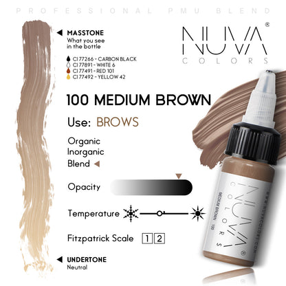 100 MEDIUM BROWN
