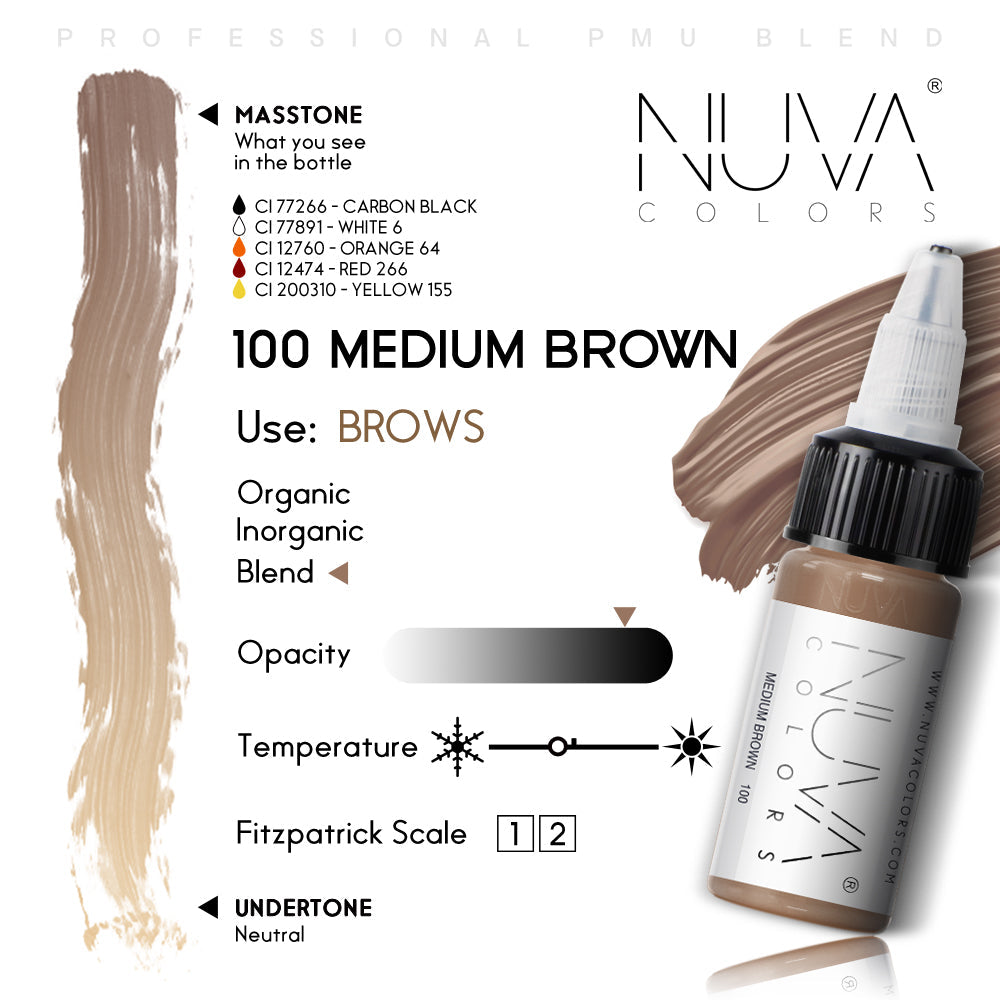 100 MEDIUM BROWN REACH COMPLIANT