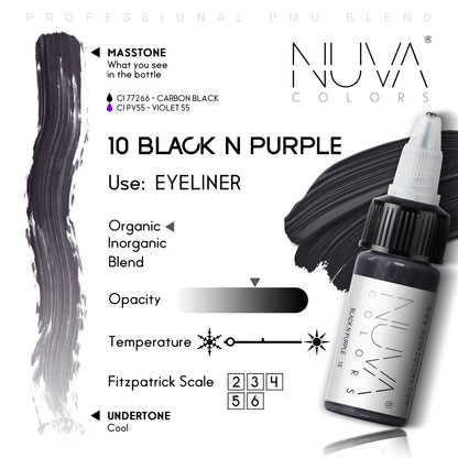 10 BLACK N PURPLE REACH COMPLIANT