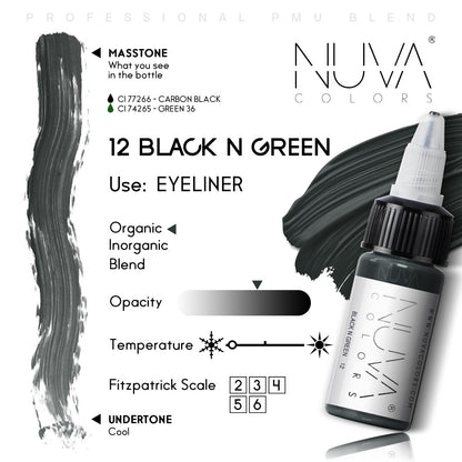 12 BLACK N GREEN REACH COMPLIANT