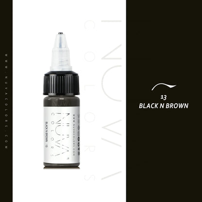 13 BLACK N BROWN