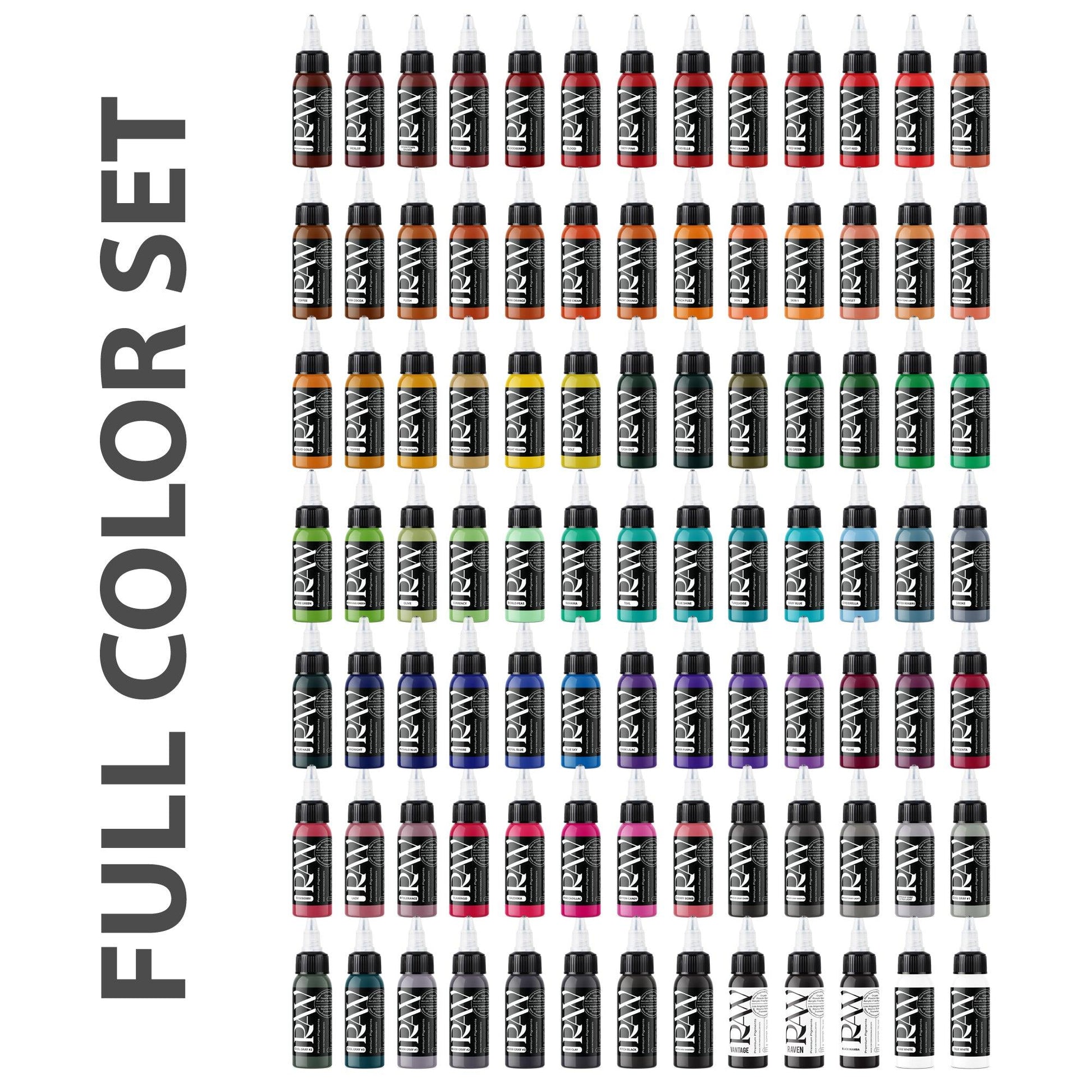 Complete Set - Raw Pigments