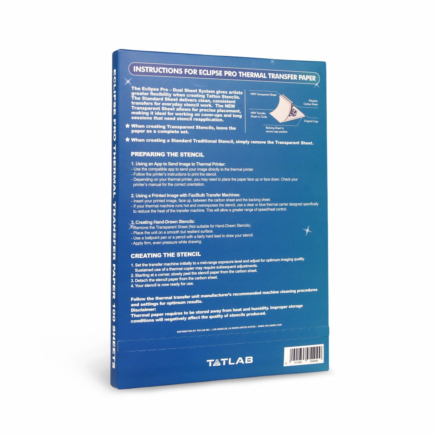 ECLIPSE PRO THERMAL TRANSFER PAPER A4 (100pcs/box)