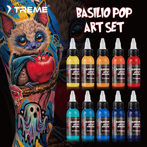 BASILIO TATTOO POP ART SET
