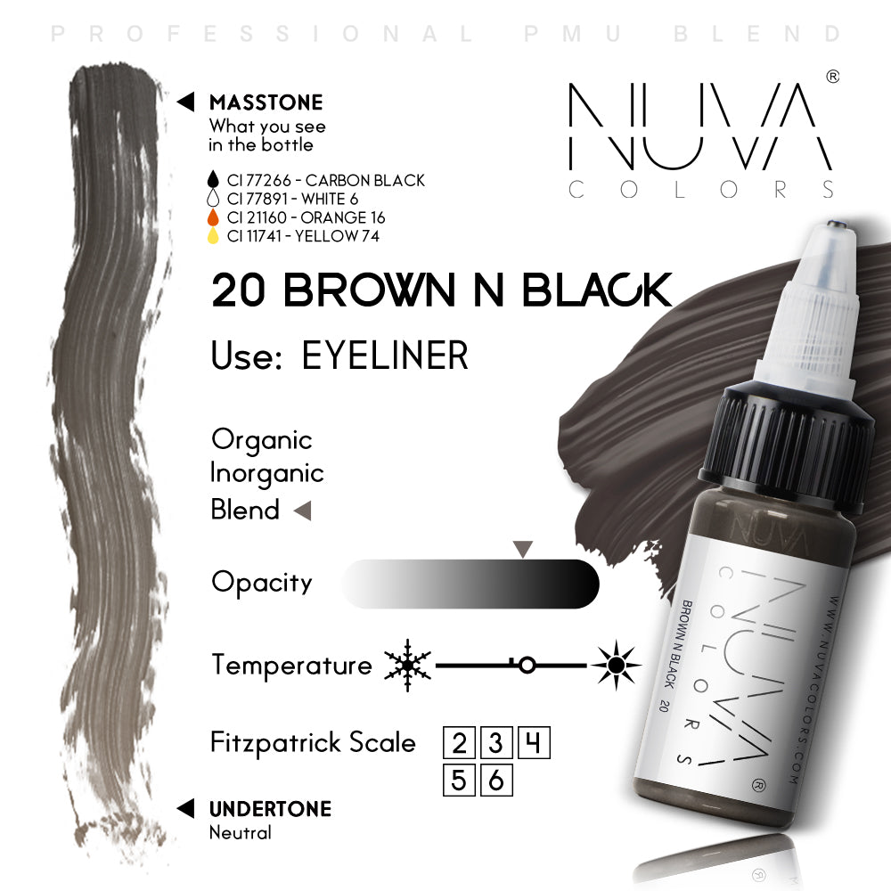20 BROWN N BLACK