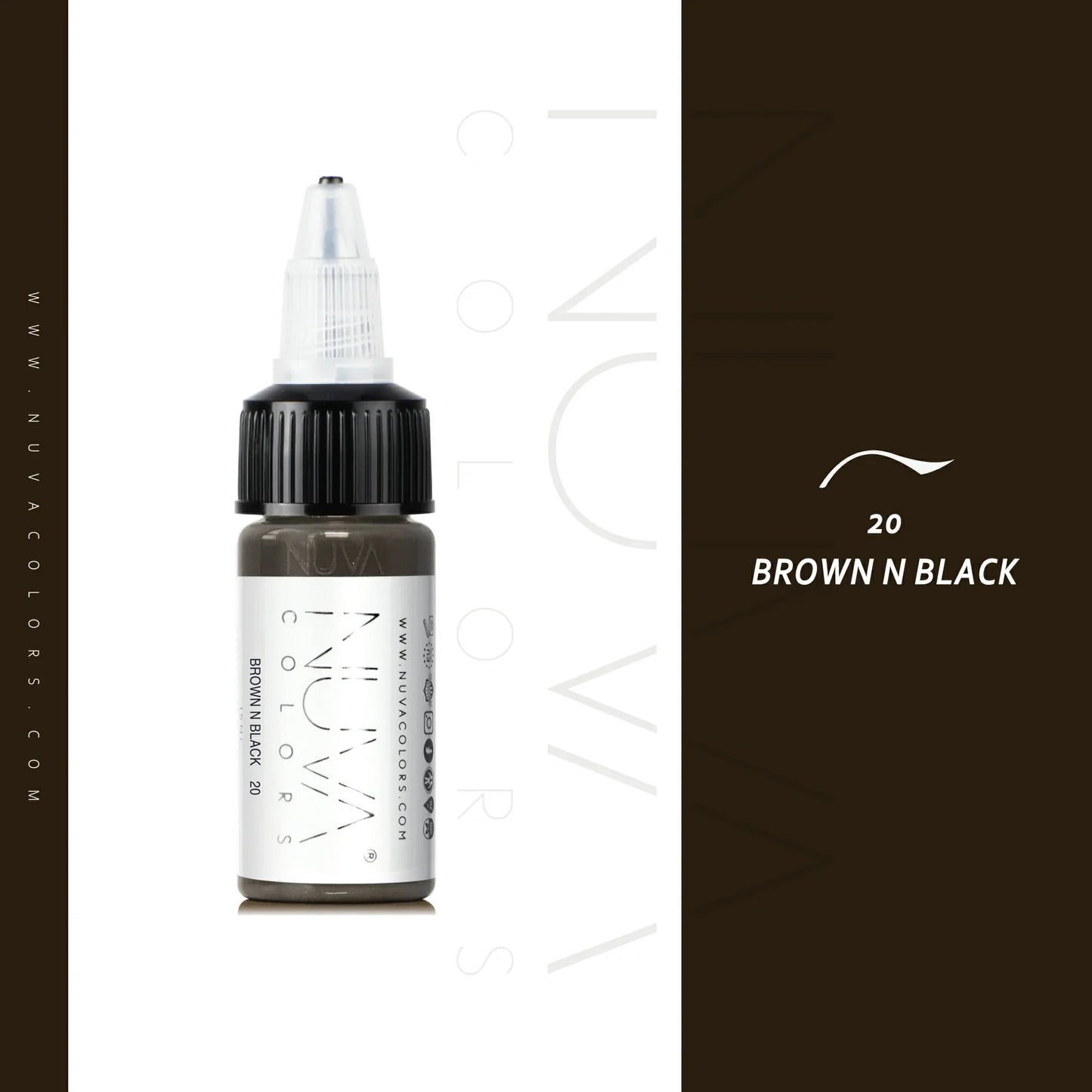 20 BROWN N BLACK