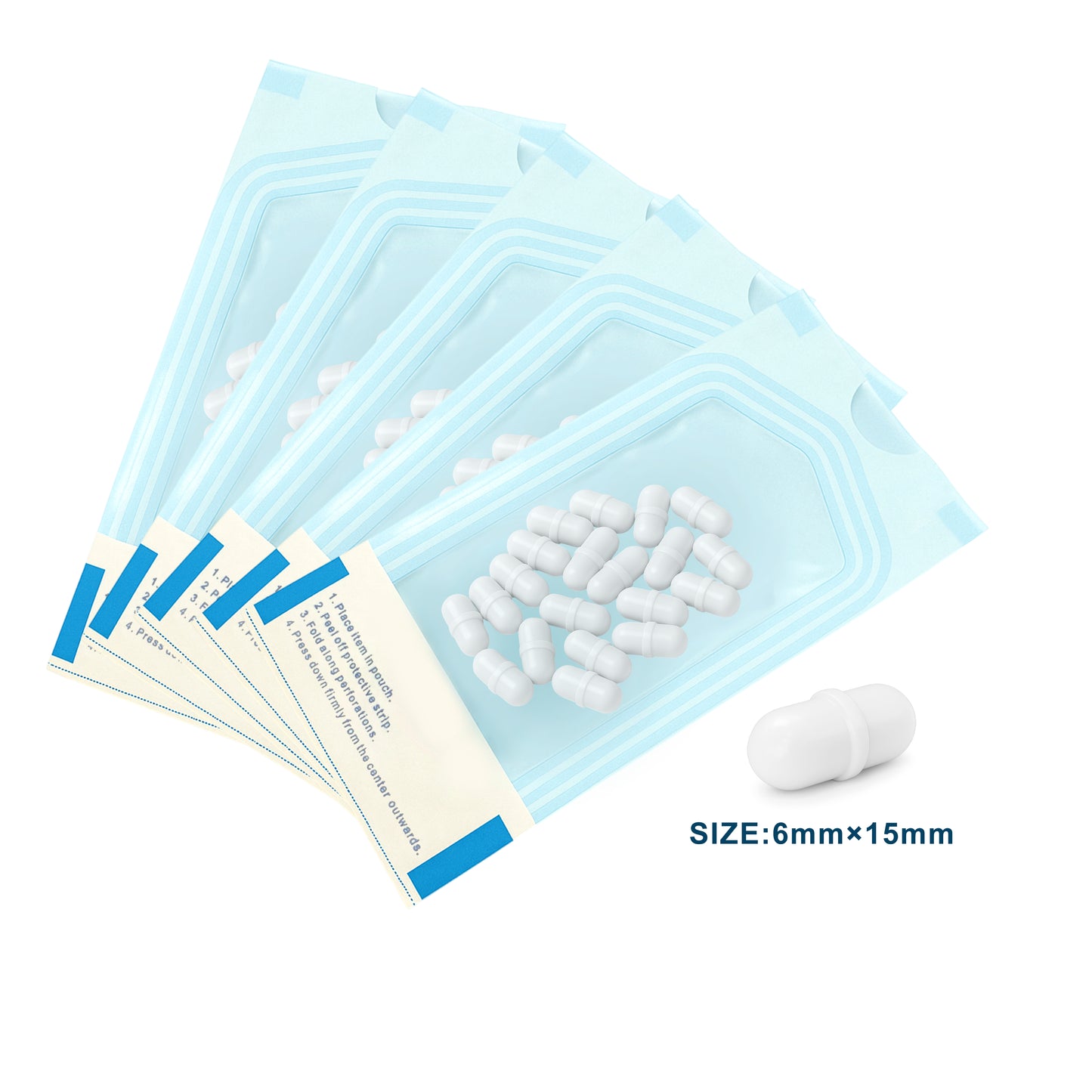 PTFE-COATED STIRBARS 6MM X 15MM(Bag of 100)