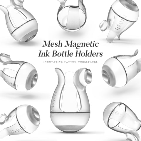 Mesh Magnetic Ink Bottle Holders