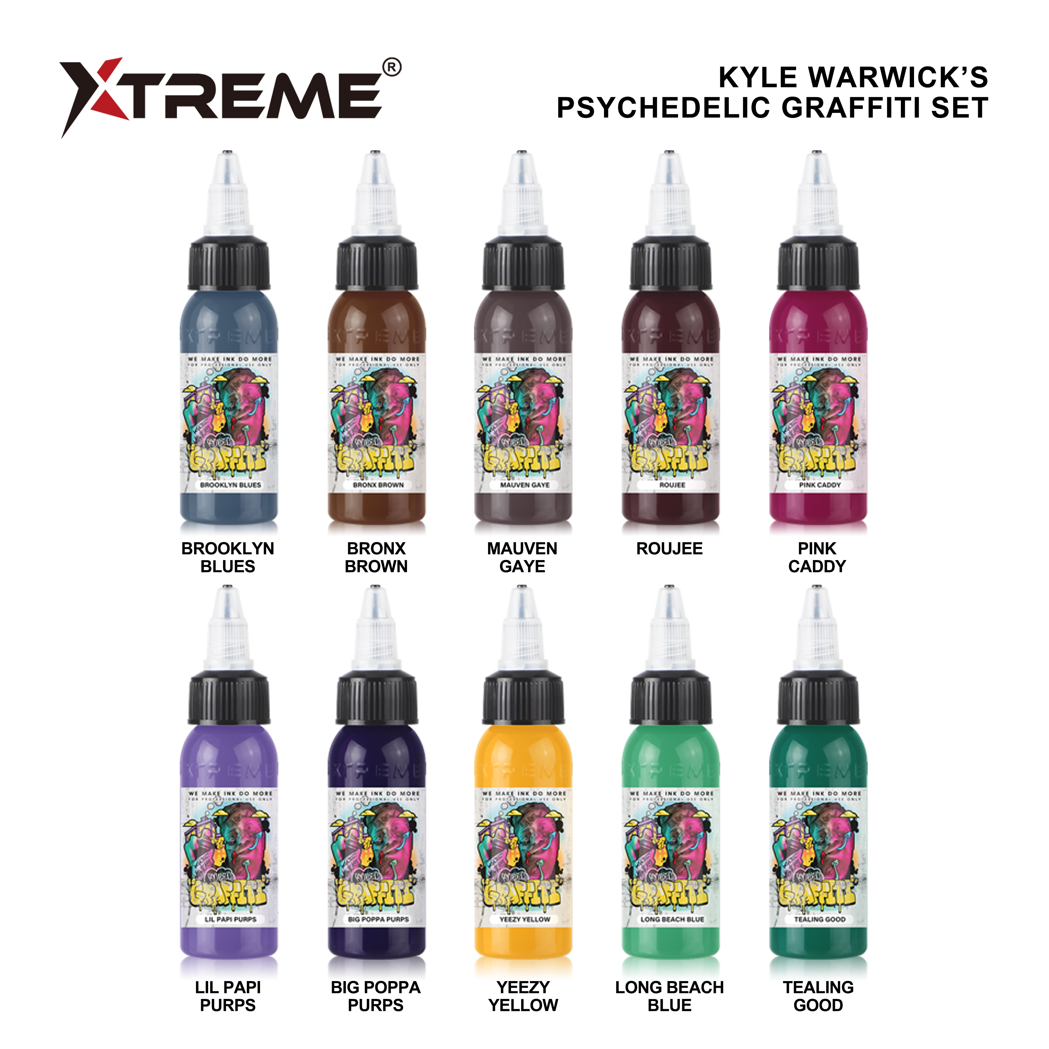 KYLE WARWICK'S PSYCHEDELIC GRAFFITI SET – tatlabinc