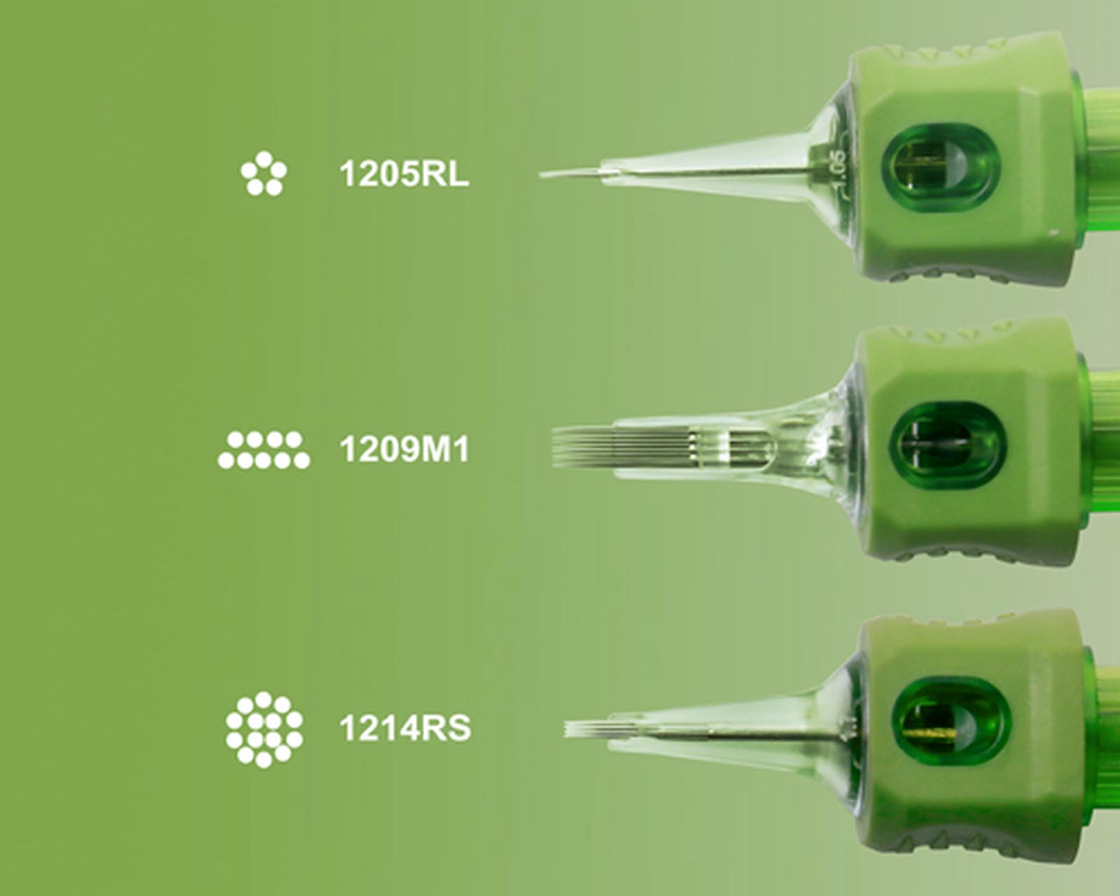 Enzo Cartridge Needles 07 Round Shaders (025mm) 20Pcs/Box  tatlab